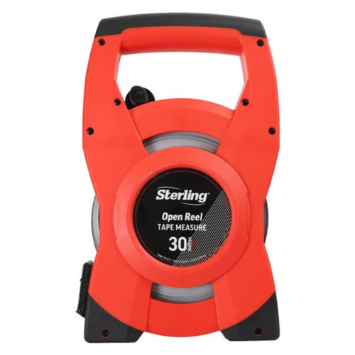 Sterling Open Reel Steel Tape Measure 30m