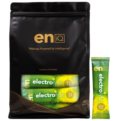 EniQ Electrolyte Lemon Lime 20gm Sachet (24 Pack)