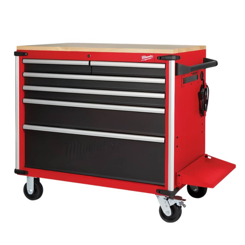 Milwaukee 40” Mobile Work Bench Wood Top