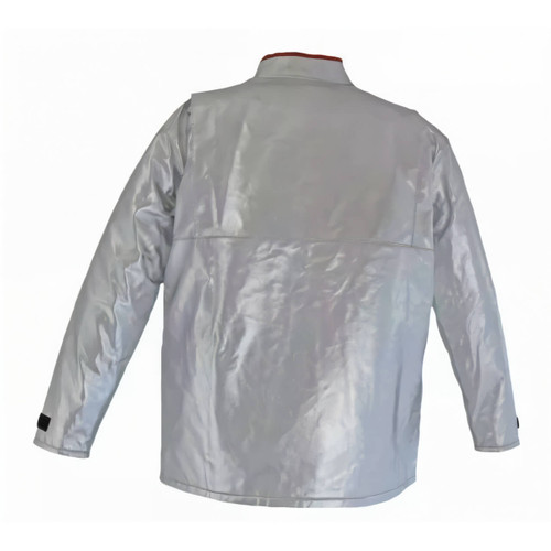 Aluminised Preox Furnace Coat 1300mm long. centre closure. lined Size 2XL