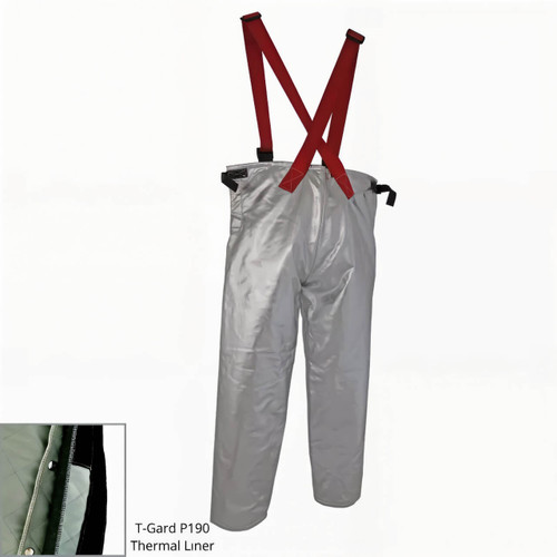 Elliotts CA340L Aluminised Full Seat Lined Trousers Size 2XL