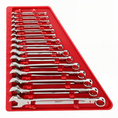 Milwaukee 1/4-1” Combination Wrench Set Imperial 15pce