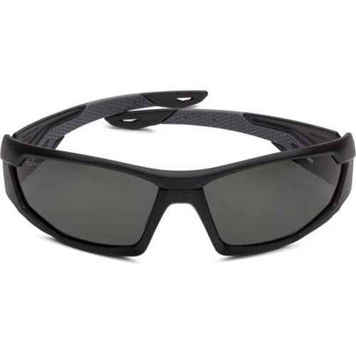 Mercuro Grey / Black Temples Grey Polarised Lens Specs Soft Drawstring Pouch