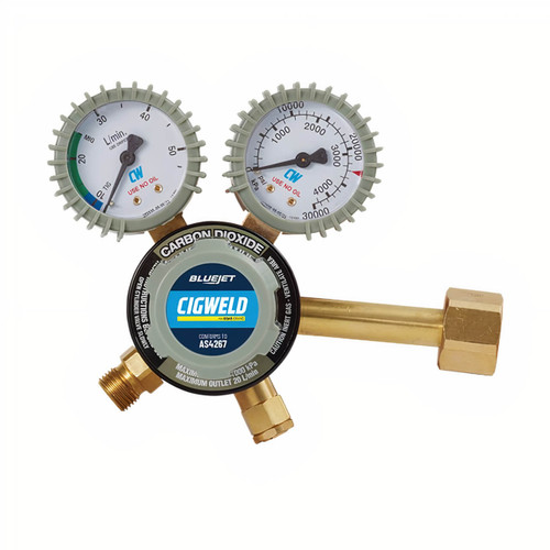 Bluejet C02 20LPM 2 Gauge Regultator SI AS4267