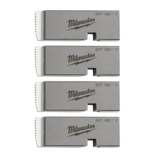 Milwaukee 1”-2” High Speed For Stainless BSPT Pipe Threading Die Set
