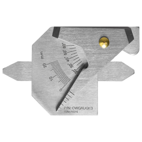 Cigweld WeldaToolz Stainless Steel Tri-V Welding Gauge Naka Style