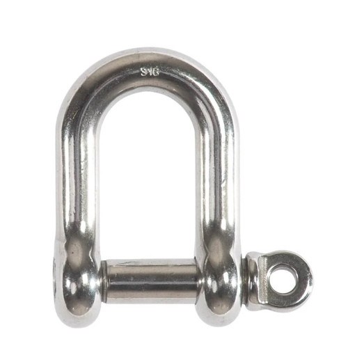Beaver Shackle Dee Stainless 6mm 316Gr