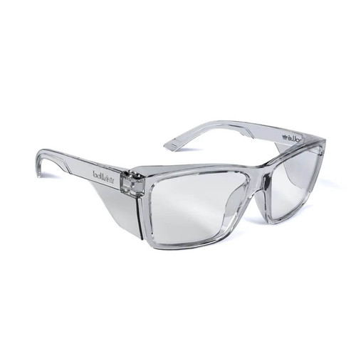 Bolle STKS 420 Crystal Frame Clear PC Lens Platinum Safety Spec