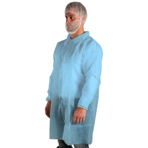SPP Laboratory Coat Blue Box of 50
