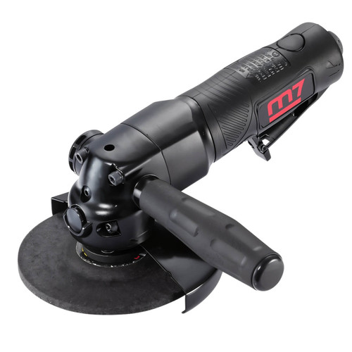 M7 Angle Grinder 100mm Extra Heavy Duty, 1.3Hp Safety Lever Throttle With Side Handle Spindle Size: M10X1.5