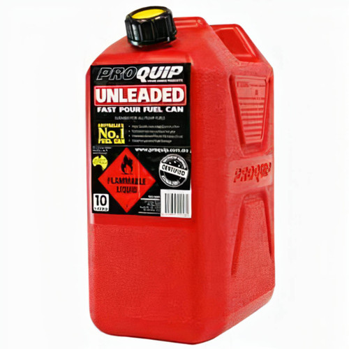Pro Quip - Plastic Red Fuel Can 10 litre