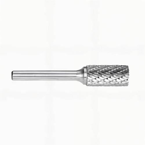 Alpha Silver Series 1/2x1 Cylindrical Carbide Burr 1/4 Shank