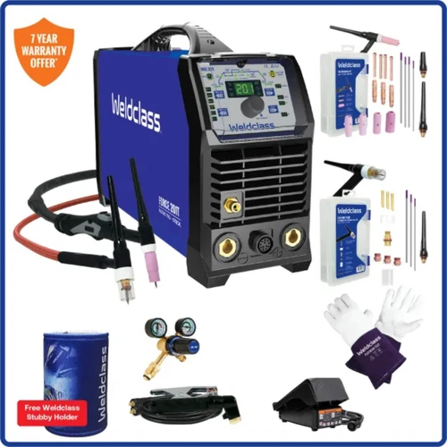 Weldclass Force 201T AC/DC Tig Welder Limited Edition Combo Kit