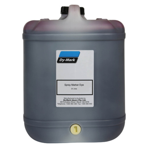 Dy-Mark Spray Marker Dye Liquid Marking Dye Red 20L