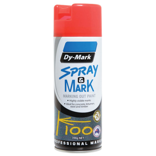 Dy-Mark Spray & Mark Fluro Red 350g
