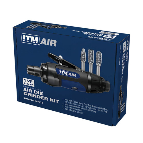 ITM Die Grinder Kit With 3 Carbide Burrs