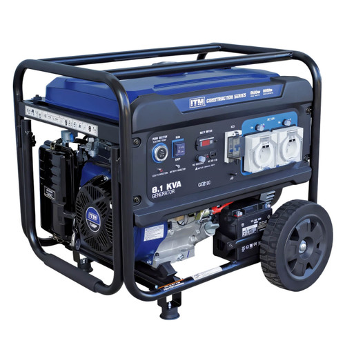 ITM 8.1Kva Generator Petrol Construction 6500 Watt Peak Electric Start W/Remote