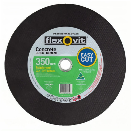 Flexovit FH3714 350x4.1x25.4mm H/S Masonry Cut Off Wheel