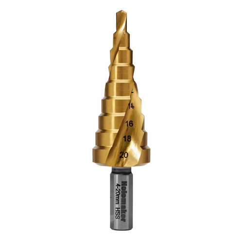 Holemaker Step Drill Spiral Flute 9 Steps 3mm Step Length 4-20mm