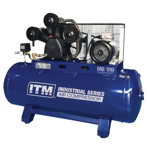 ITM Air Compressor Belt Drive Stationary 3 Phase 10HP 270ltr Fad 1143 L/Min