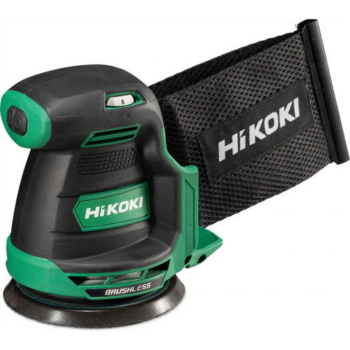 Hikoki 18V Li-Ion Cordless Brushless 125mm Orbital Sander Skin Only