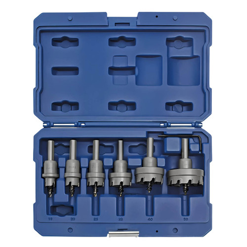 Holemaker 6 Piece Tct Holesaw Set, 4.5Mm Depth, Contains 16, 20, 25, 32, 40 & 50Mm Dia