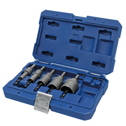 Holemaker 5 Piece Tct Holesaw Set, 25Mm Depth, Contains 16, 20, 25, 32 & 40Mm Dia