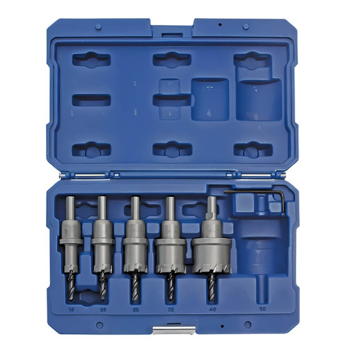 Holemaker 5 Pce TCT Holesaw Set 25mm Depth Contains 16, 20, 25, 32 & 40mm Dia