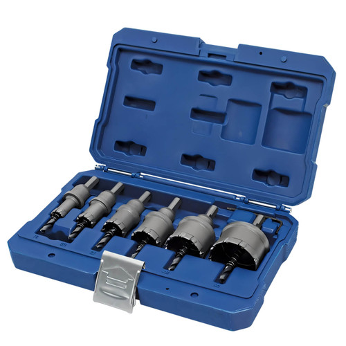 Holemaker 6 Pce TCT Holesaw Set 25mm Depth Contains 16, 20, 25, 32, 40 & 50mm Dia