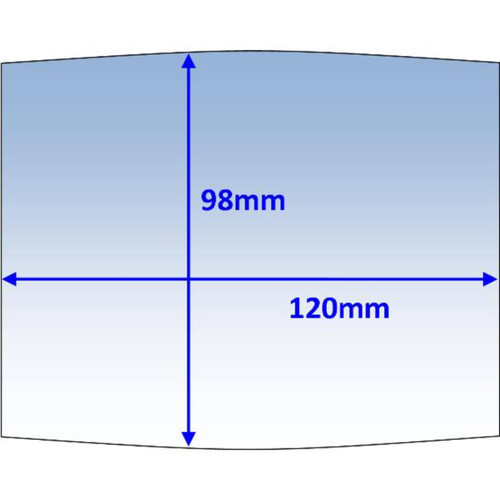 Clear Outer Lens 120x98 suit Top Dog/Boss Blaze 10pk