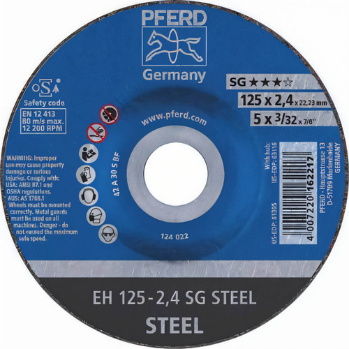 Pferd EH A30S SG Steel 125x2.4x22 DC Cutting Disc