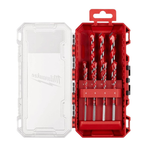 Milwaukee Masonry Hammer Drill Bit 8Pc Set