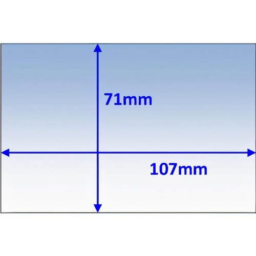 Jackson WH70 Clear Inner Lens 107x71mm 10pk