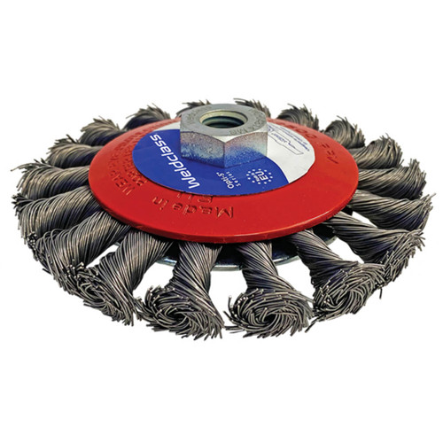 125mm TK Bevel Wheel Brush Carbon Steel Multi-thread