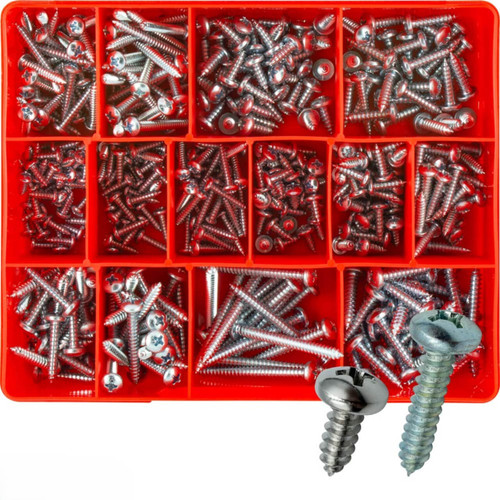 Champion Self Tapping Screws Pan Head Phillips Assortment