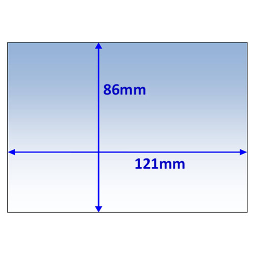 Clear Inner Lens 121 x 86mm Suit Promax 680/850 5pk