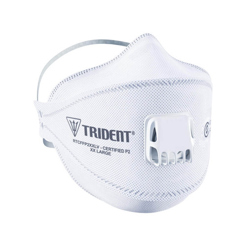 Trident P2 Valved Flat Fold Disposable Respirator 2XL 20pk
