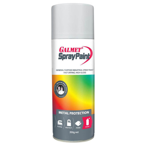 Galmet Fast Dry Enamel Silver Paint 350g