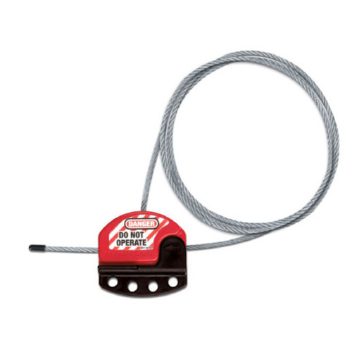 Master Lock Adjustable Cable Lockout 4mm x 1.8m Cable