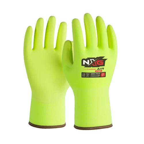 NXG Air Fluro Yellow Nitrile Glove