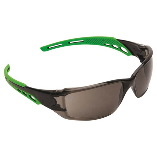Prochoice Cirrus Green Arms Safety Glasses Smoke A/F Lens