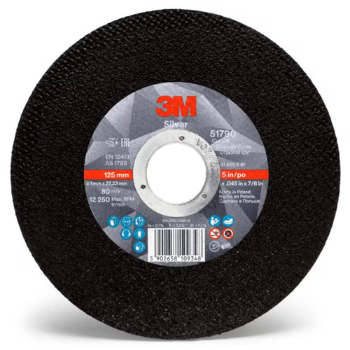 3M Silver 230x2.5x22 Cut Off Wheel 50/box
