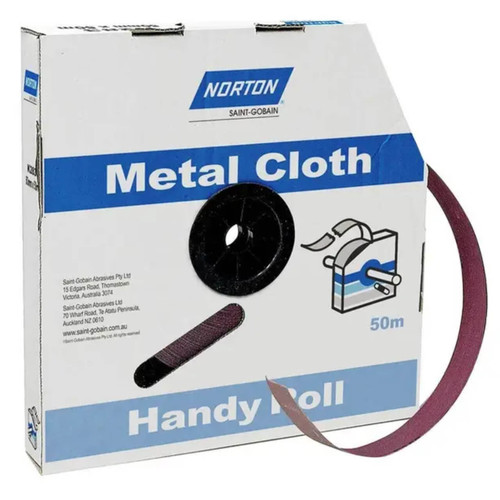 Norton 40mm x 50m K283 P240 Metalite Cloth Handy Roll