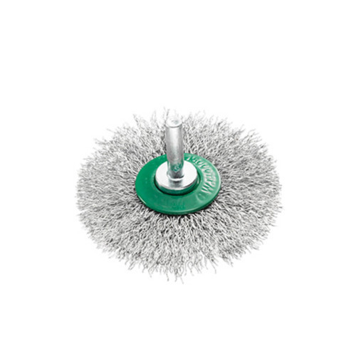 SIT Stainless Steel Crimped Wire Brush 50x15mm 6mm Shaft