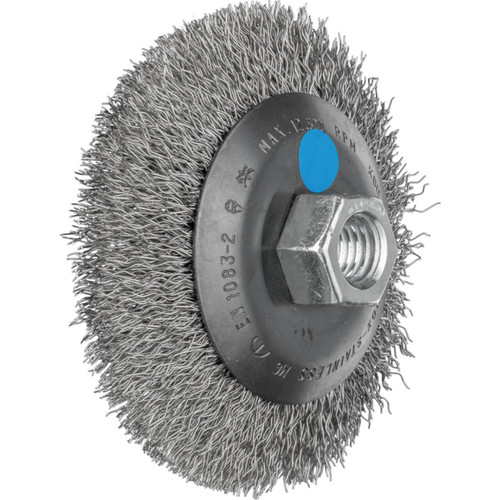 Pferd Crimp Wire Bevel Brush Stainless Steel 100mm M14x2