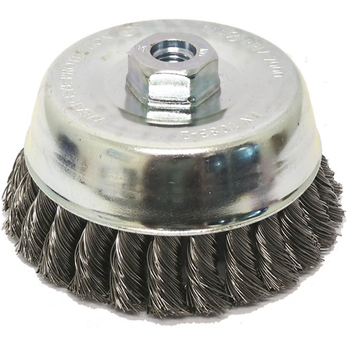 Pferd Cup Brush Twist Knot Steel Wire 125mm M14 Thread