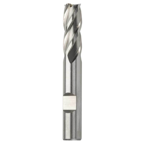 Bordo Long Flatted Plain Shank HSS Cobalt End Mill 10mm