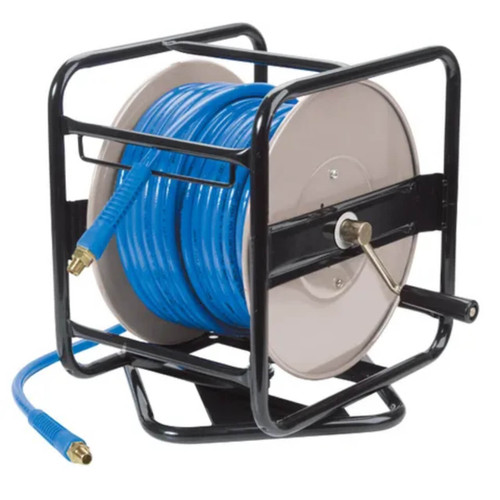 ITM Manual Air Hose Reel 8mm X 30m Pvc Air Hose With 1/4” Bsp Male Fittings