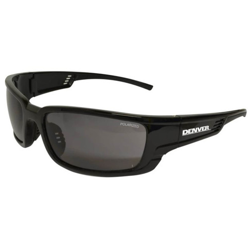 Maxisafe Denver Polarised Smoke Safety Glasses With Black Frame
