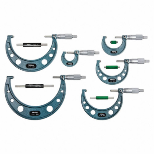 Mitutoyo 0-6” Outside Micrometer Set